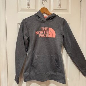 The North Face Pink and Gray Women's Hoodie